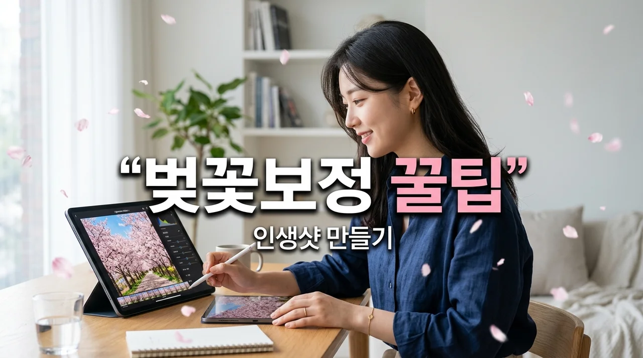벚꽃사진 보정, 인생샷 만드는 7가지 꿀팁 (아이폰부터 갤럭시까지 완벽 가이드)