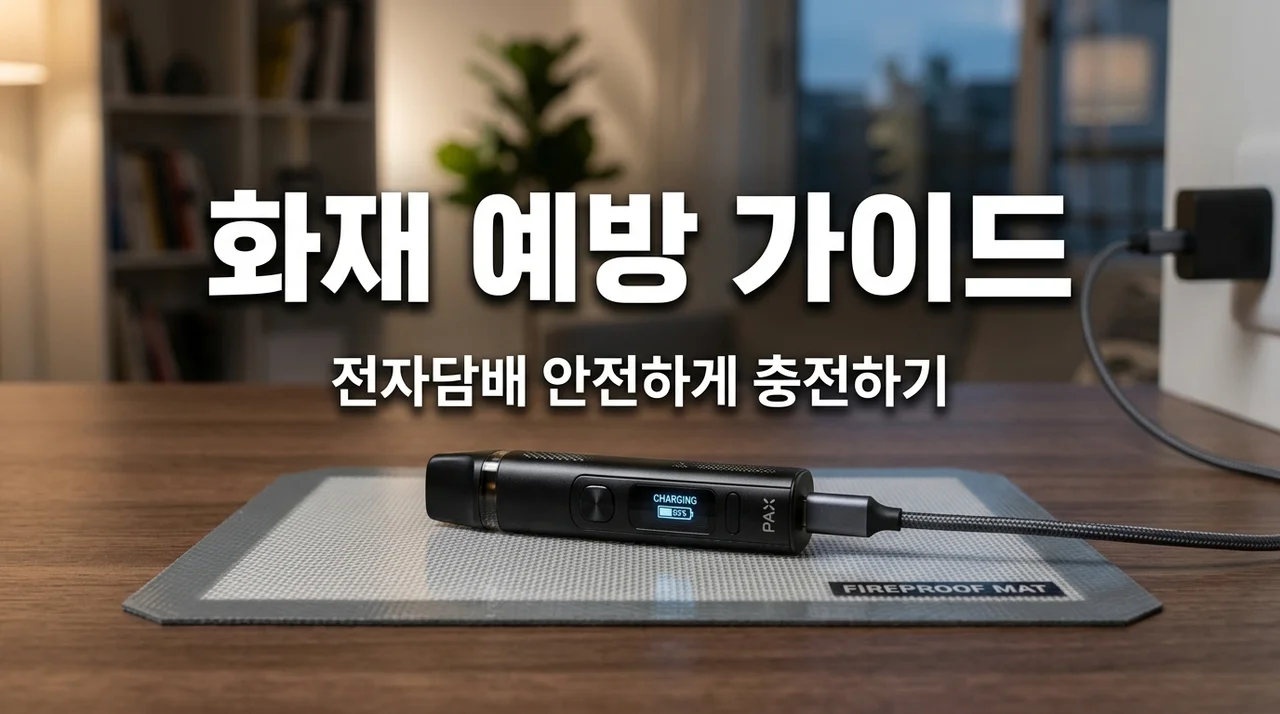 전자담배 충전 화재 예방하려면? 안전한 사용 가이드와 주의사항 5가지