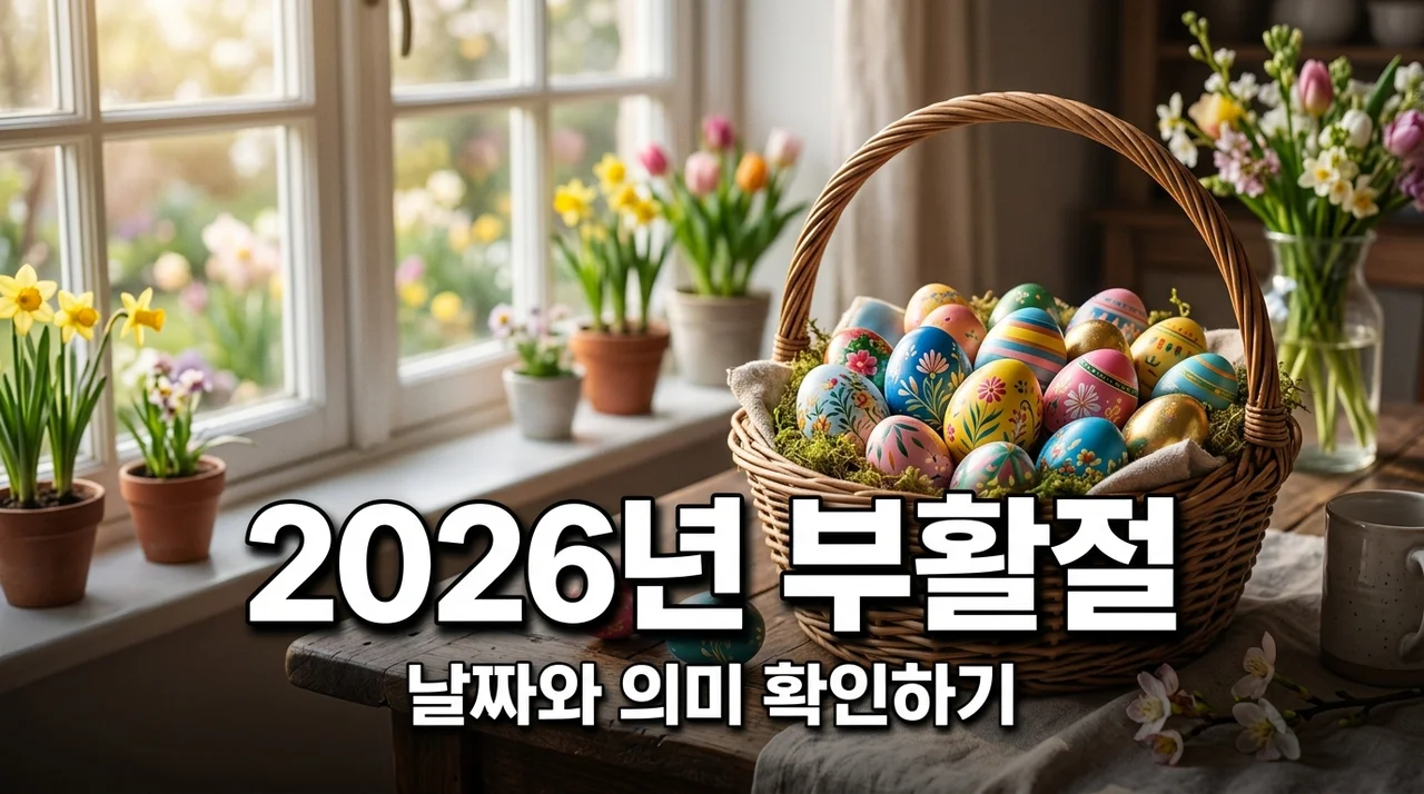 2026년 부활절 날짜는 언제일까? 계산법과 의미 완벽 정리