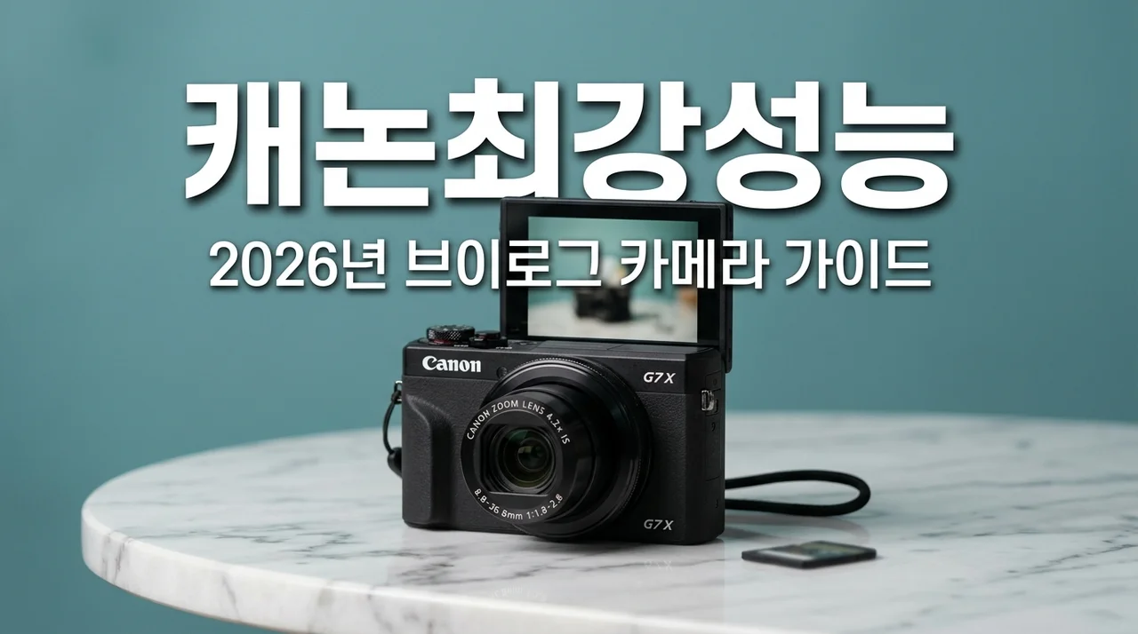 2026 캐논 G7x mark3 브이로그 카메라 여전히 구매할 가치가 있을까