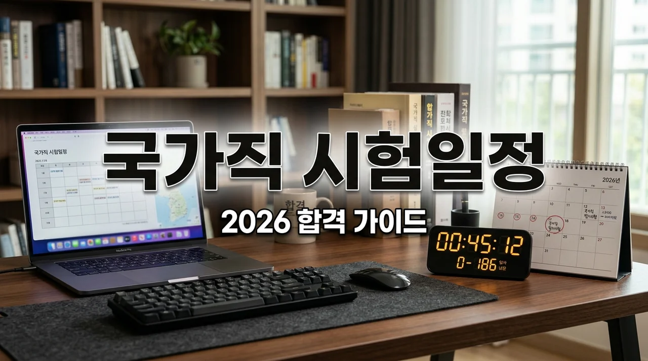 2026 국가직 시험기간 일정 완벽 가이드 (9급 공무원 시간표 및 합격선 체크)