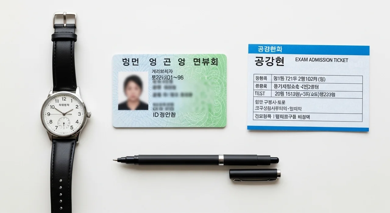 국가직 시험기간 필수 준비물과 주의해야 할 유의사항은 무엇인가요?