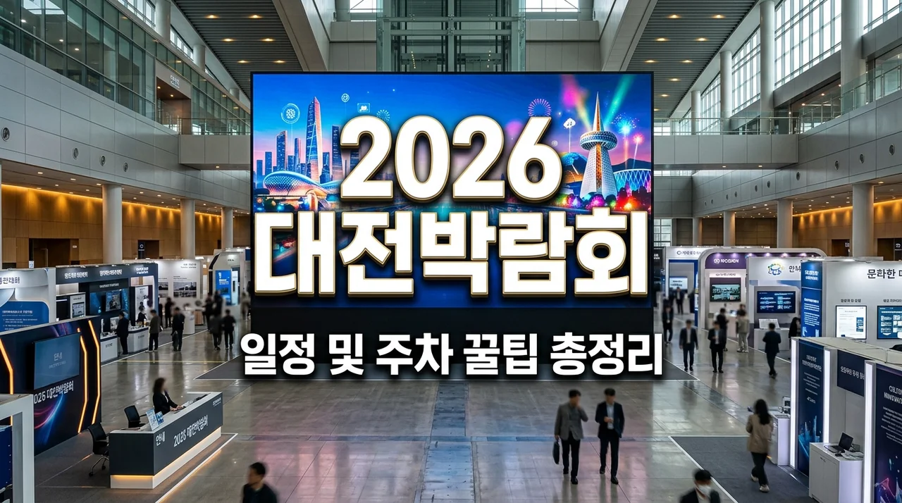 2026 대전박람회 일정 총정리 (케이펫페어 가구박람회 주차 꿀팁)