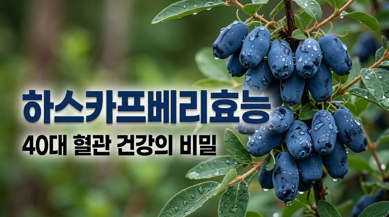 (10가지 하스카프베리효능) 40대 혈관 건강과 눈 피로 관리를 위한 핵심 정리