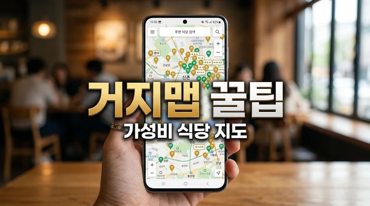 거지맵 열풍 나만 몰랐어? 가성비 최고 식당 찾는 꿀팁 완벽 정리