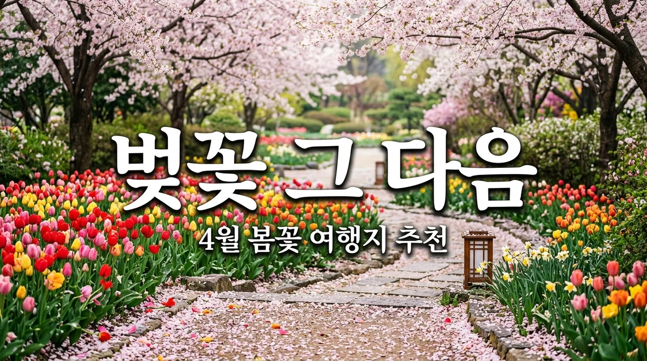 벚꽃다음으로 구경할만한 것은? 4월 봄꽃 여행지 베스트 5