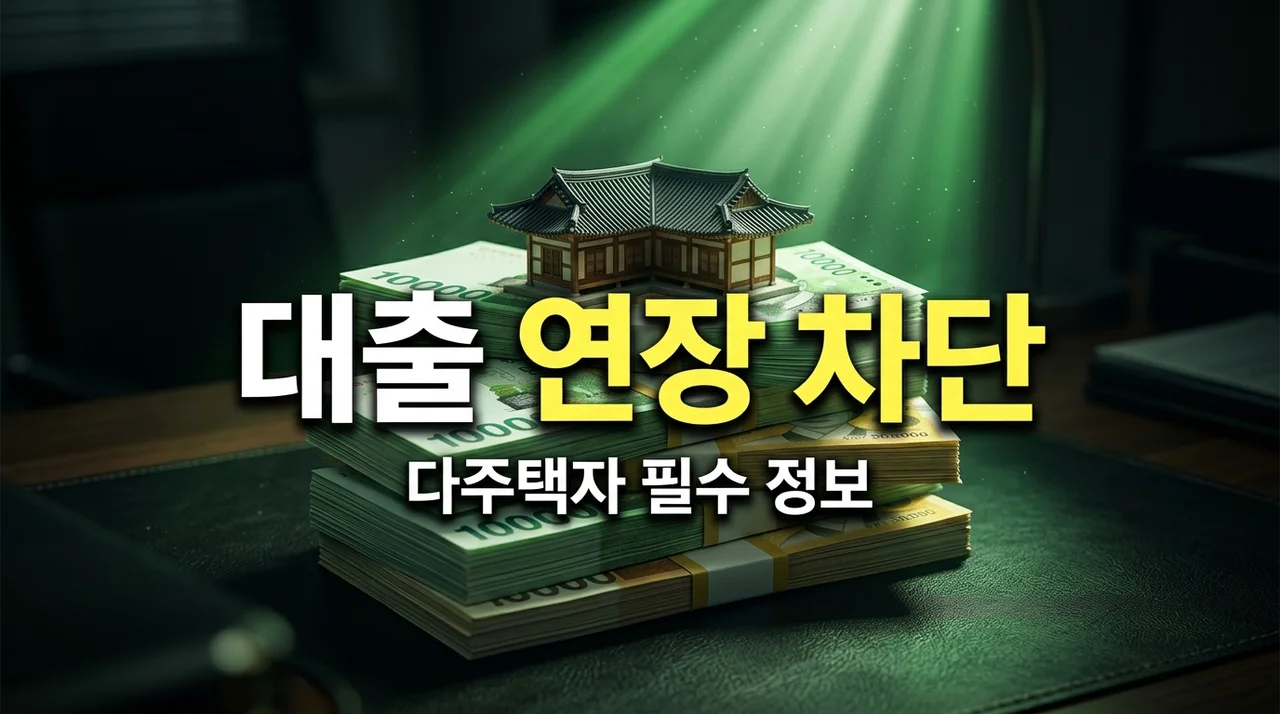 2026년 다주택자 대출연장 차단, 정말 피할 수 없는 걸까요? 최신 규제와 대응 전략
