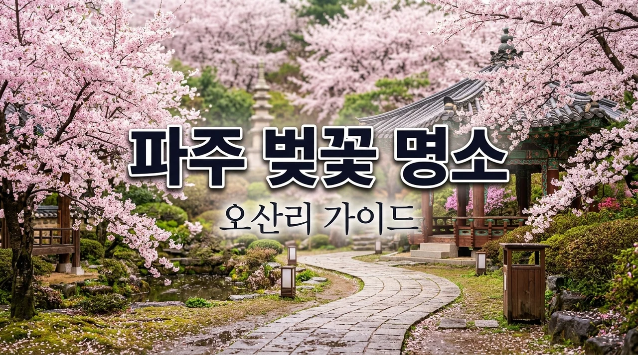파주 오산리 기도원 벚꽃 개화 시기와 명당 주차장 이용 꿀팁 (목련 명소 추천)