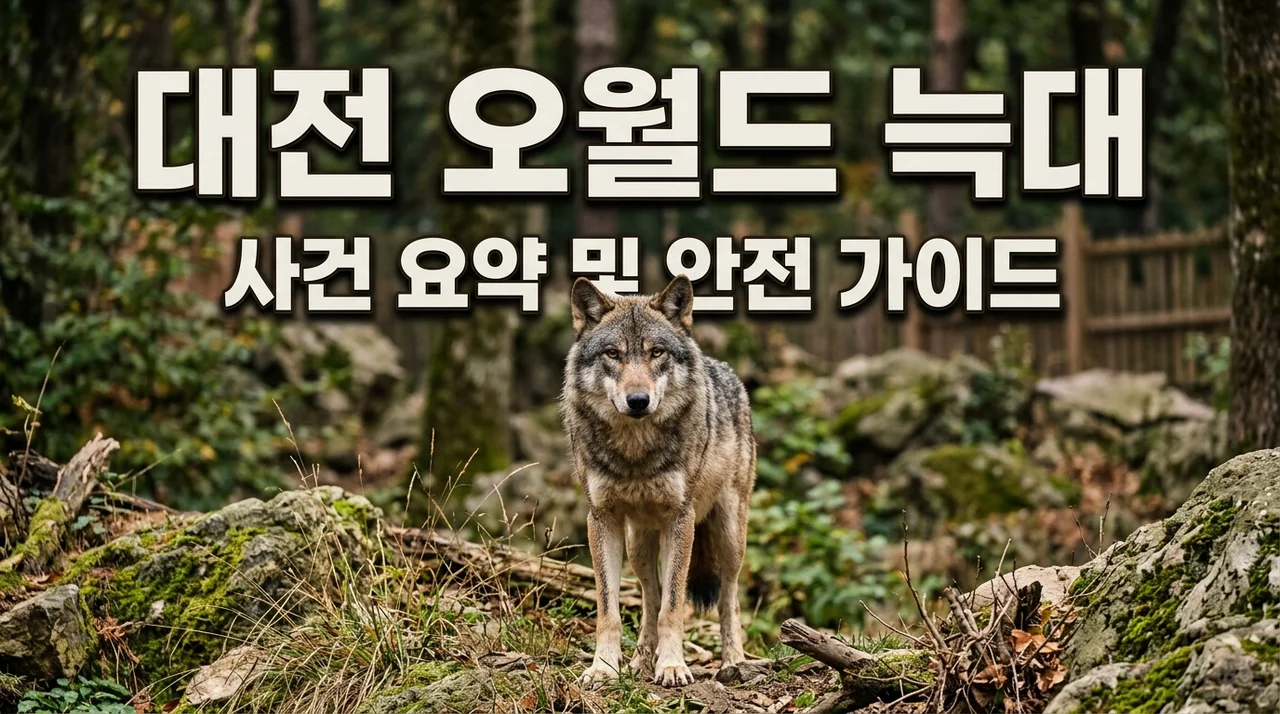 [분석] 대전 오월드 늑대 탈출 사건의 전말과 2026년 현재 안전 관리 실태