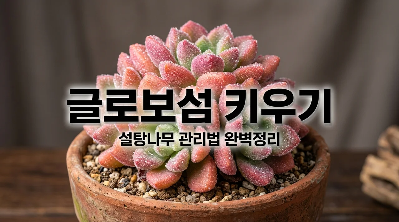 [꿀팁] 핑크 글로보섬 키우기 완벽 가이드 (물주기 햇빛 설탕나무 관리법 5가지)