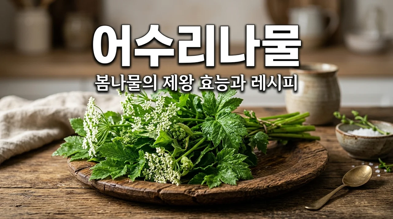 [2026] 어수리나물 효능부터 맛있게 무치는 레시피까지 (제철 먹는법 보관법 총정리)