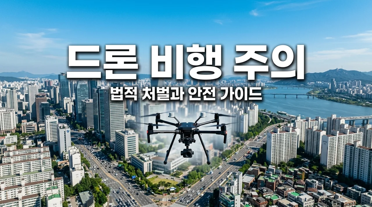 드론 불법비행 징역형 처벌 수위와 안전하게 비행하는 방법(최신 가이드)
