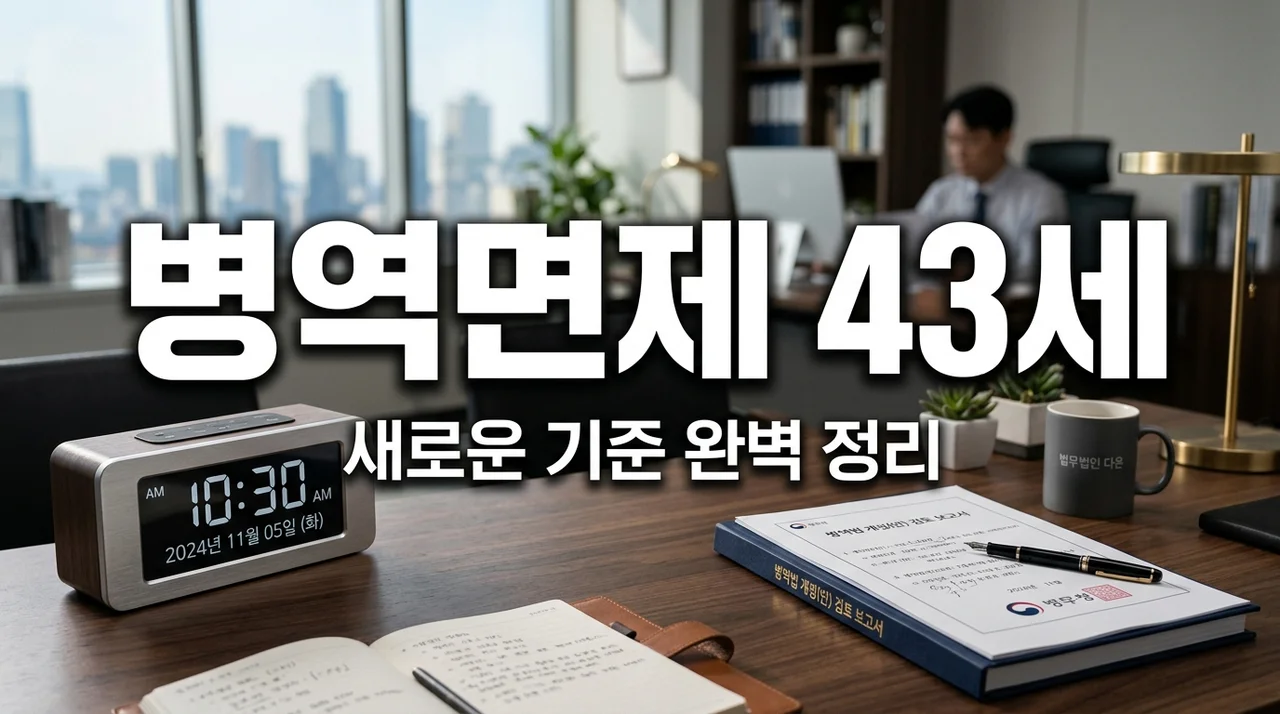 병역면제 연령 43세 상향 소식, 내 군대 문제 어떻게 바뀌나?
