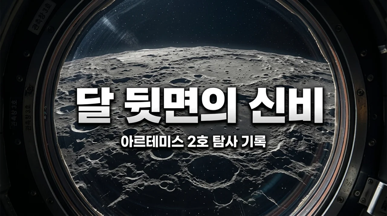 [2026 특집] 달 뒷면 54년 만의 조우 (아르테미스 2호 촬영 사진과 오리엔탈레 분지의 신비)