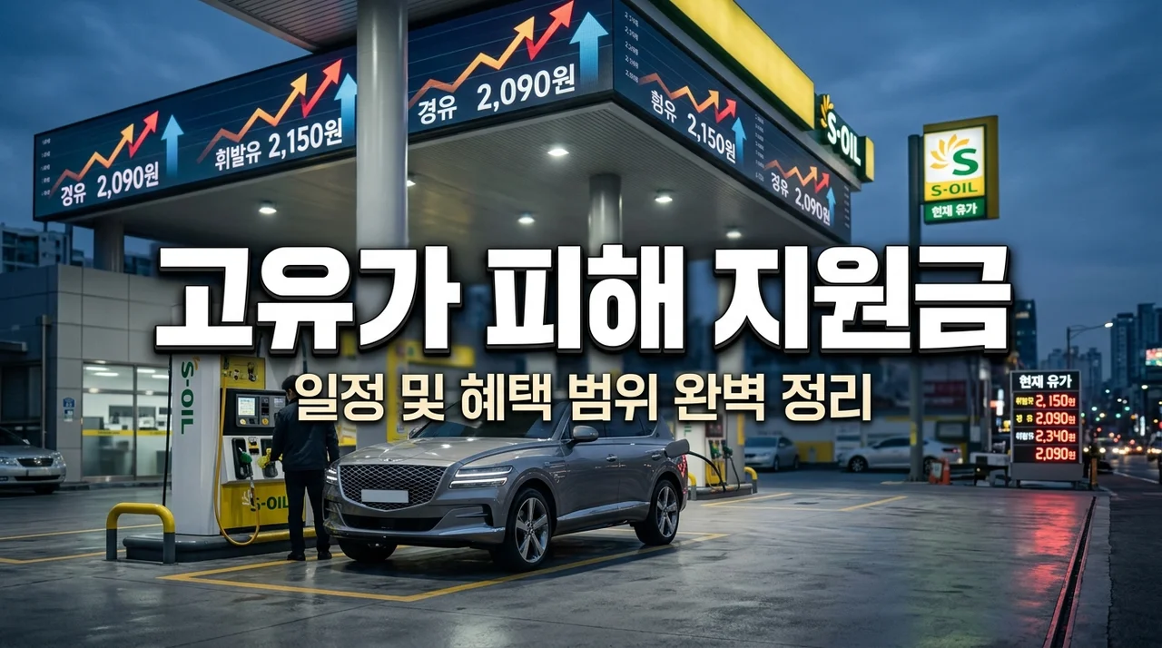 2026 고유가 피해지원금 일정 및 혜택범위 최신 총정리 (신청 방법 확인)