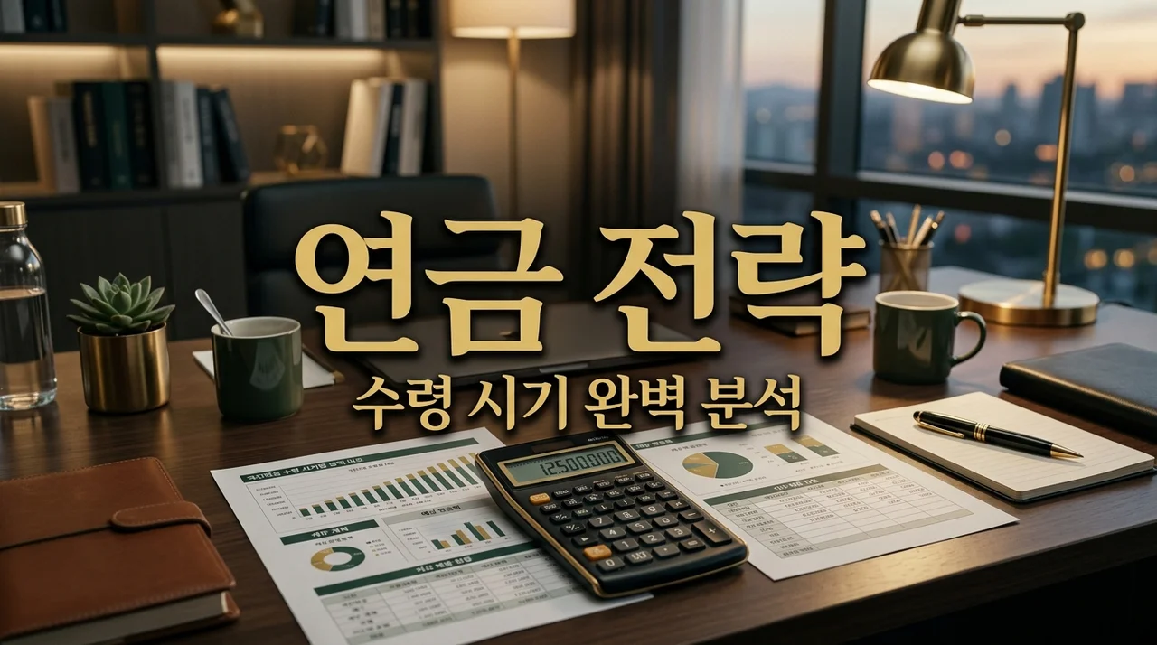 국민연금 조기수령 장단점 분석: 나에게 유리한 선택 기준은 무엇일까