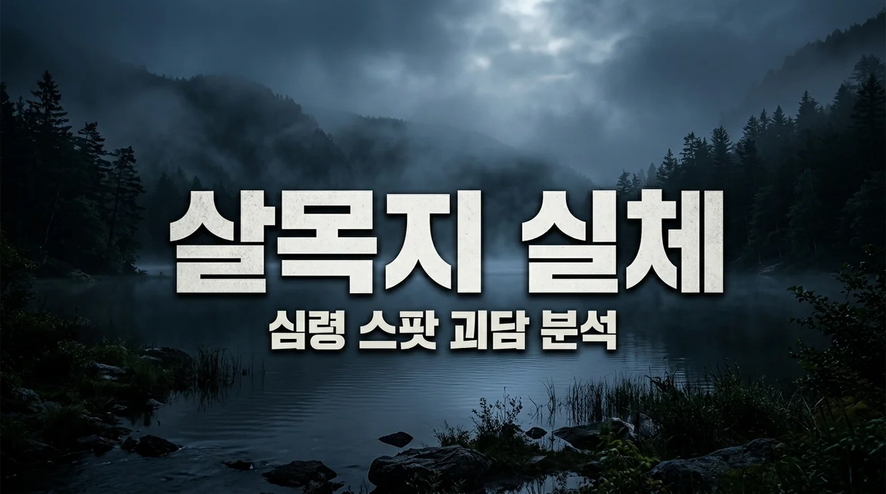 충남 예산 저수지 살목지 심령 스팟, 영화 속 괴담의 진실은 무엇일까?
