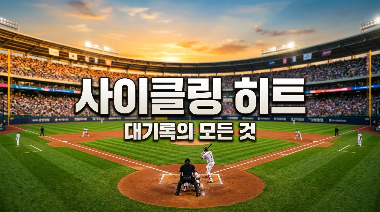 [야구 대기록] 사이클링 히트 달성 조건과 확률은? (팬들이 열광하는 이유 3가지)