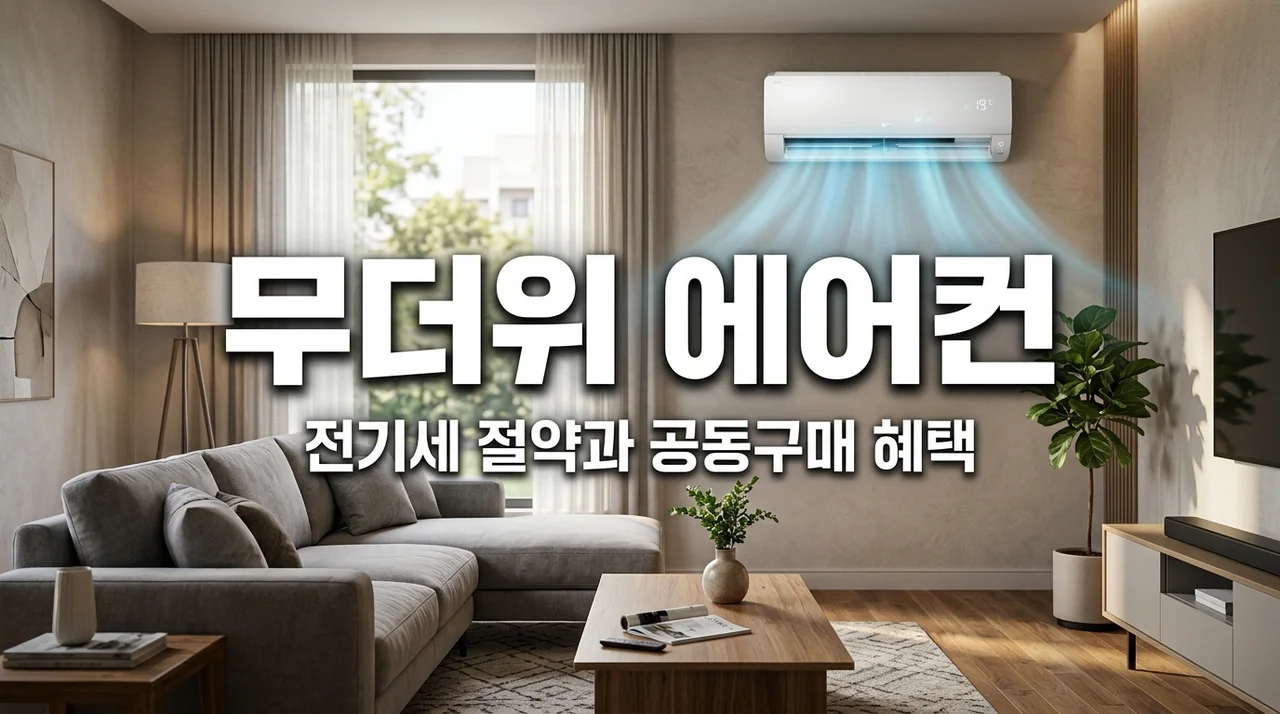 [2026 역대급 무더위] 에어컨 전기세 절약 꿀팁과 시스템 에어컨 공동구매 혜택 총정리