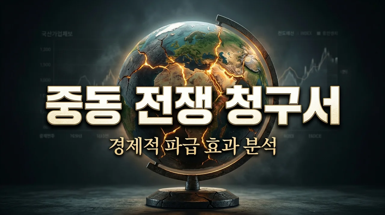 중동 전쟁 청구서, 대한민국 경제에 닥친 4가지 리스크 분석