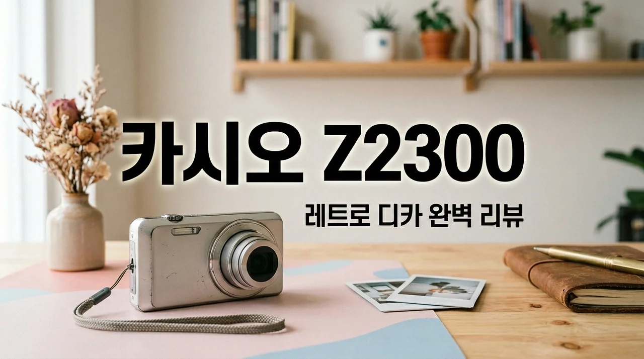 (2024 레트로 열풍) 카시오 Z2300 리뷰 : 감성 가득한 사진과 인물 보정 기능이 뛰어난 디카 추천 가이드