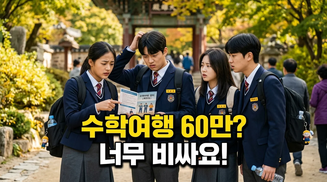 [심층 분석] 수학여행 60만원 논란, 이 비용 정말 합당할까? 학부모 부담 줄이는 3가지 방법