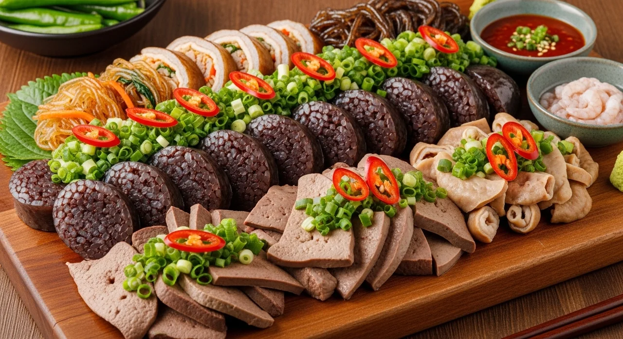 그놈의 순대 메뉴판 구성과 꼭 먹어봐야 할 추천 조합은 무엇인가요?