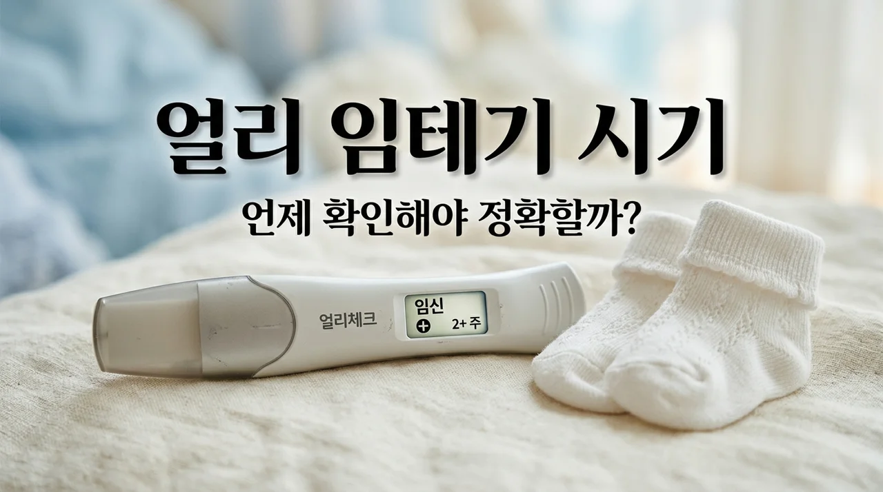 얼리 임테기 시기 언제부터 정확할까? (관계 후 며칠부터 확인 가능)