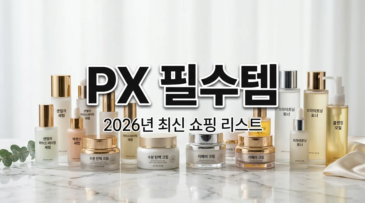 PX화장품 구매리스트 추천 TOP 5 | 2026 군마트 필수 쇼핑템