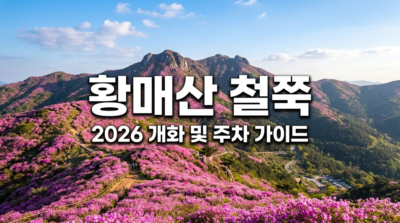 황매산 철쭉여행 2026 개화시기 주차 명당 코스 완벽 정리