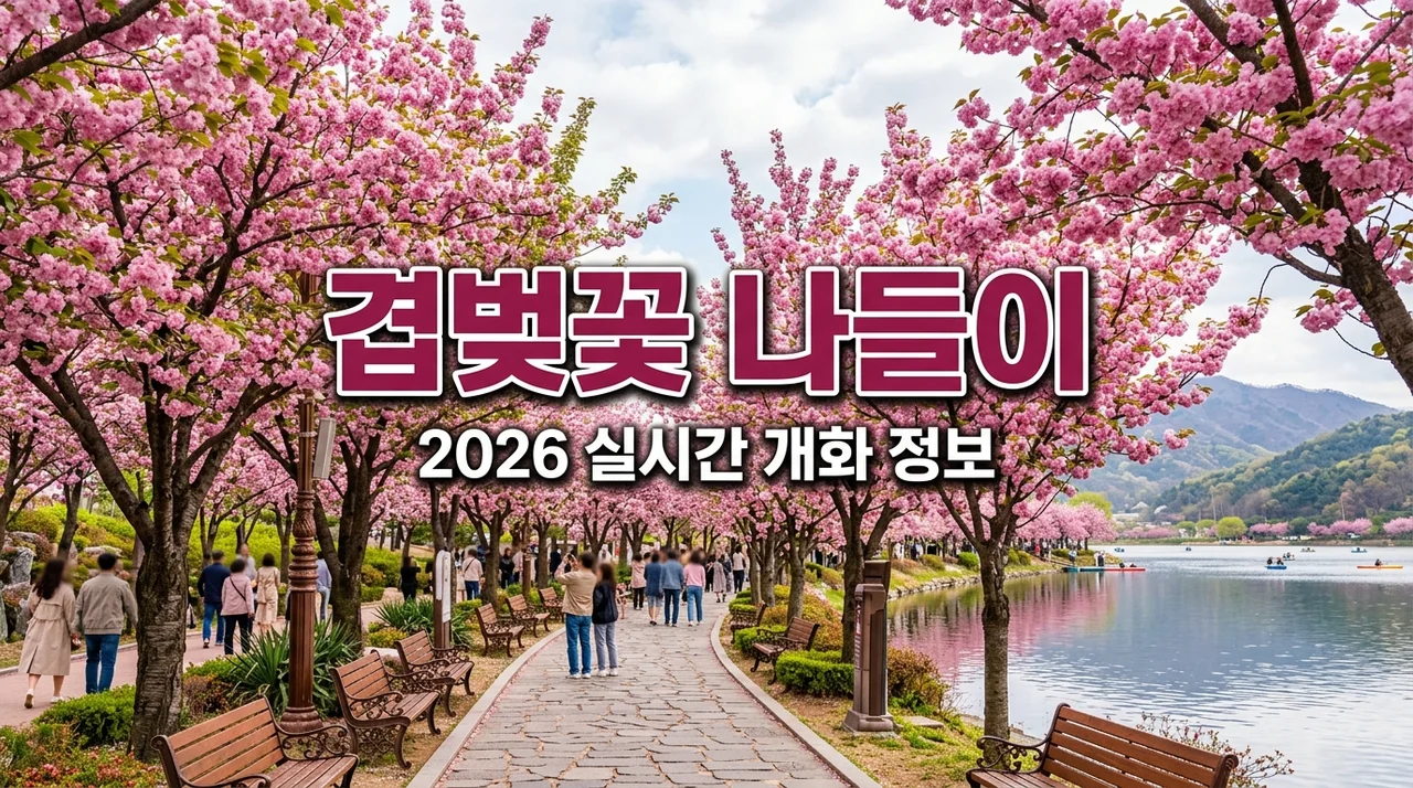 미사경정공원 겹벚꽃 나들이 2026 실시간 개화시기 주차 명당 총정리