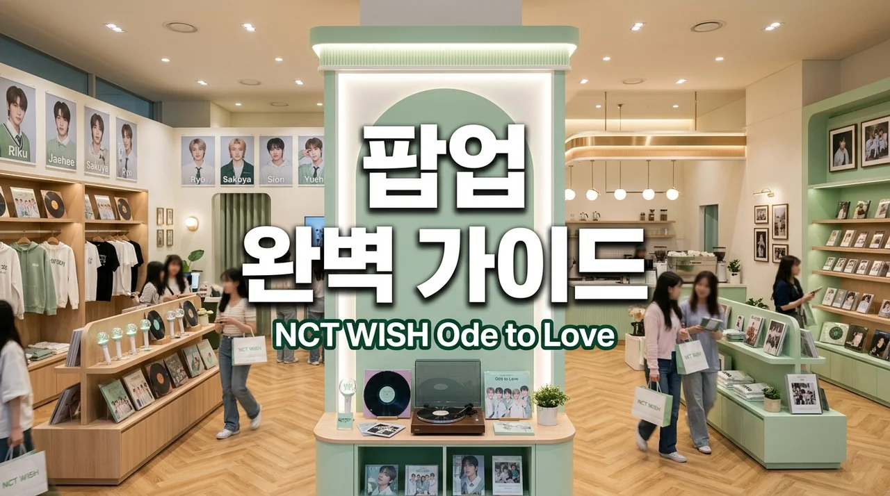 ode to love 팝업 예약 방법 & MD 리스트! NCT WISH 더현대 서울 총정리