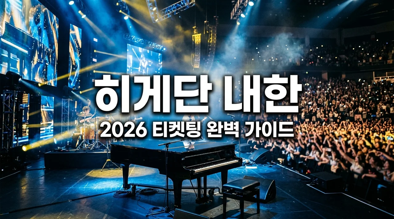 오피셜히게단디즘 내한 2026 티켓팅 예매 일정 및 성공 팁 정리