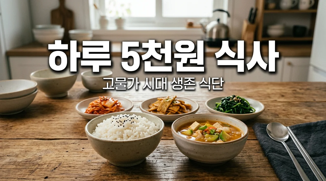 하루 5천원 버티는 식사 가이드: 고물가 극복하는 현실 식단법