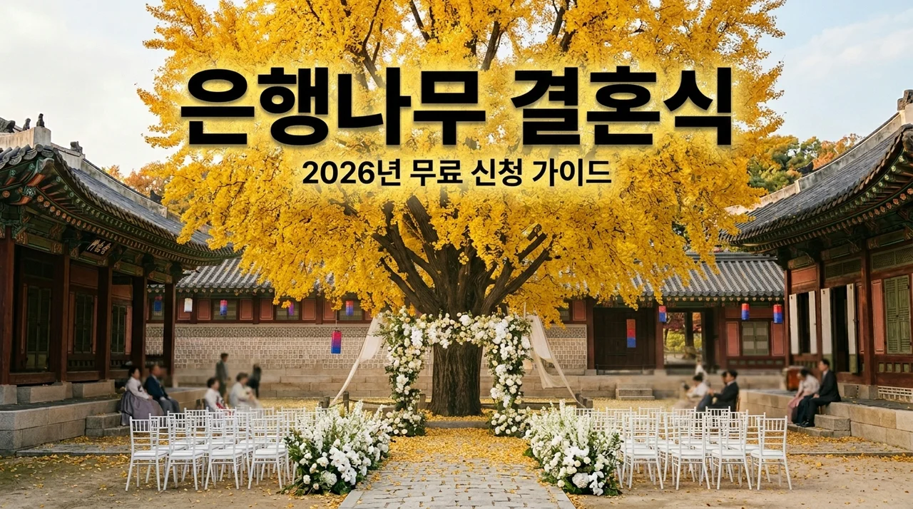 고궁박물관 은행나무 아래 결혼식 신청 방법 및 혜택 총정리 (2026)