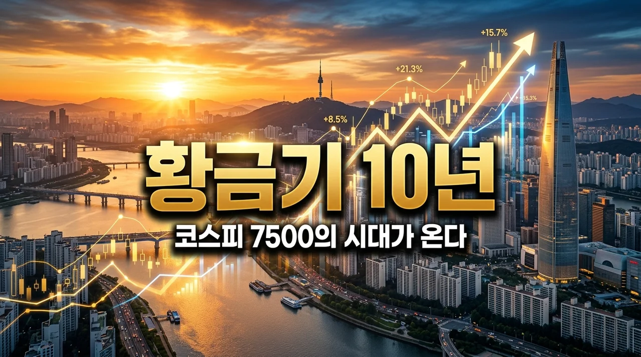 한국기업 황금기 10년 온다? 코스피 7500 전망과 핵심 투자 전략