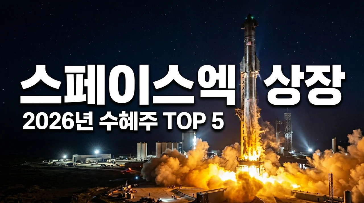 스페이스X 상장 수혜주 TOP 5 | 스타링크 분할 상장 및 관련주 총정리