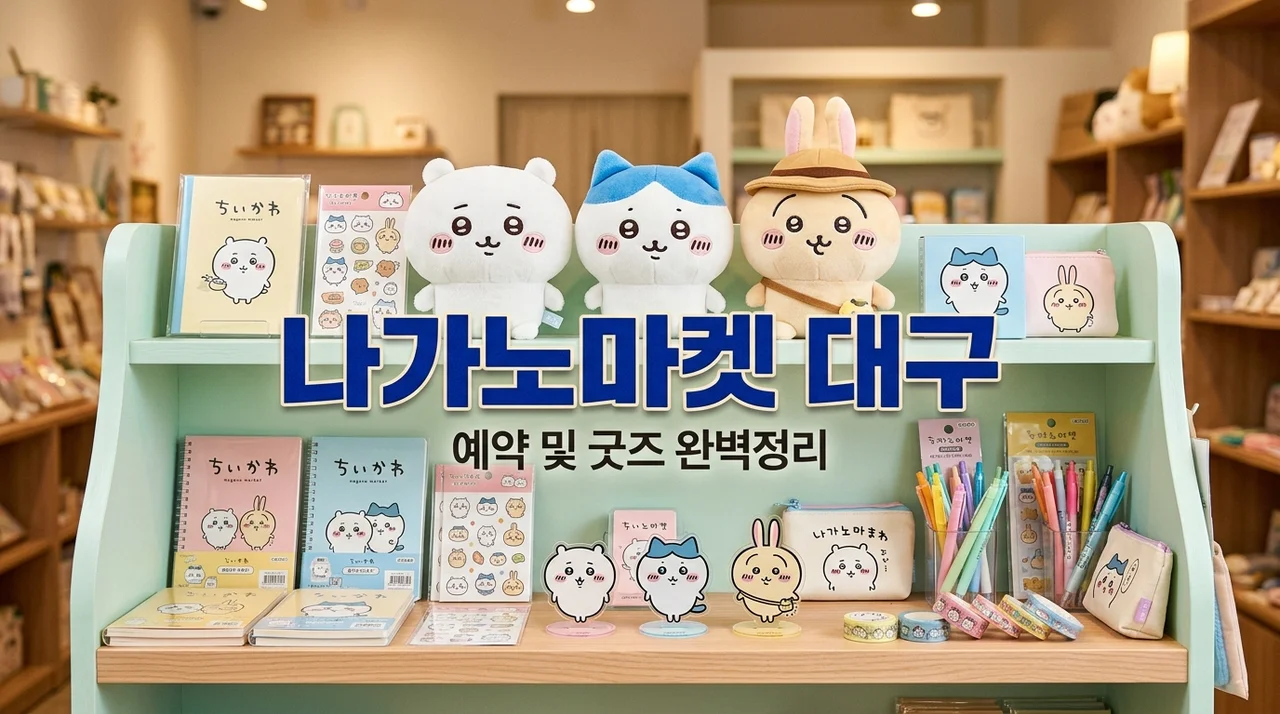 대구 나가노 마켓 예약 방법 및 굿즈 꿀팁 총정리 (더현대 대구 가이드)