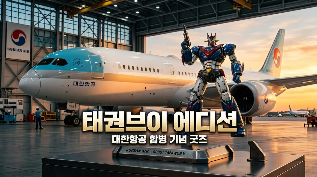 대한항공 아시아나 합병 기념 태권브이 에디션 가격 의미 총정리