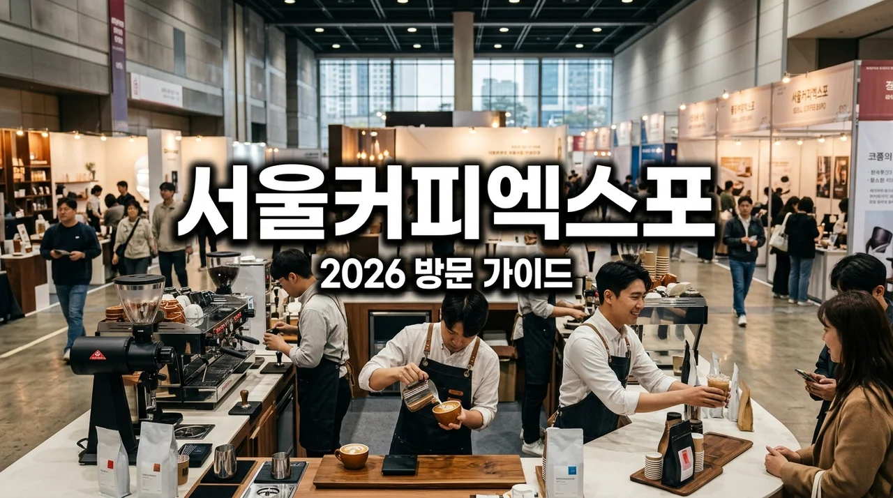 2026 서울커피엑스포 방문 전 필수 가이드: 예매 방법부터 득템 리스트까지