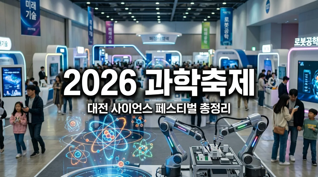 2026 대전 사이언스 페스티벌 총정리: 예약, 주차, 아이와 가볼만한 프로그램 꿀팁