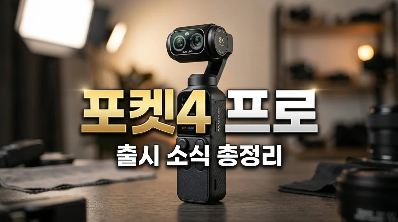 오즈모 포켓4 프로 출시일 스펙 유출 정보 총정리 (2026년 업데이트)