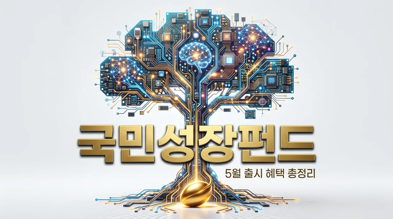국민참여형 국민성장펀드 5월 출시! 원금 20% 보호 및 세제 혜택 가입방법 총정리