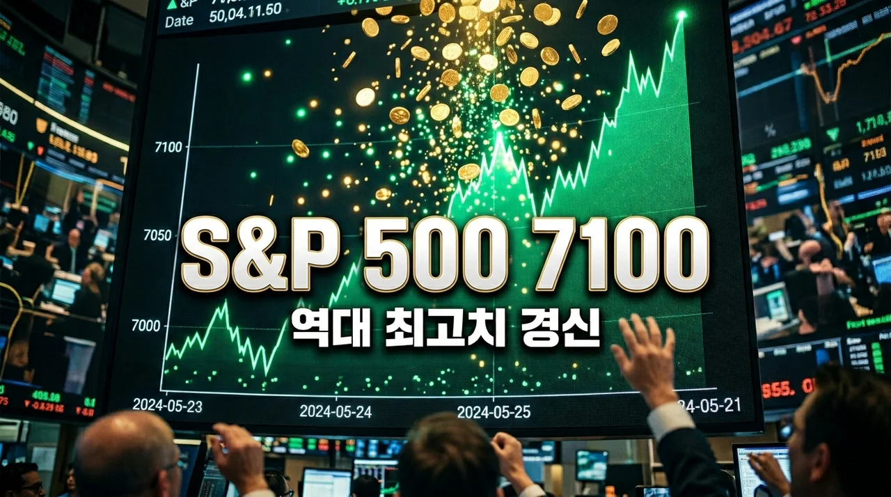 S&P500 사상 첫 7100 돌파! 호르무즈 해협 개방 호재와 투자 전략