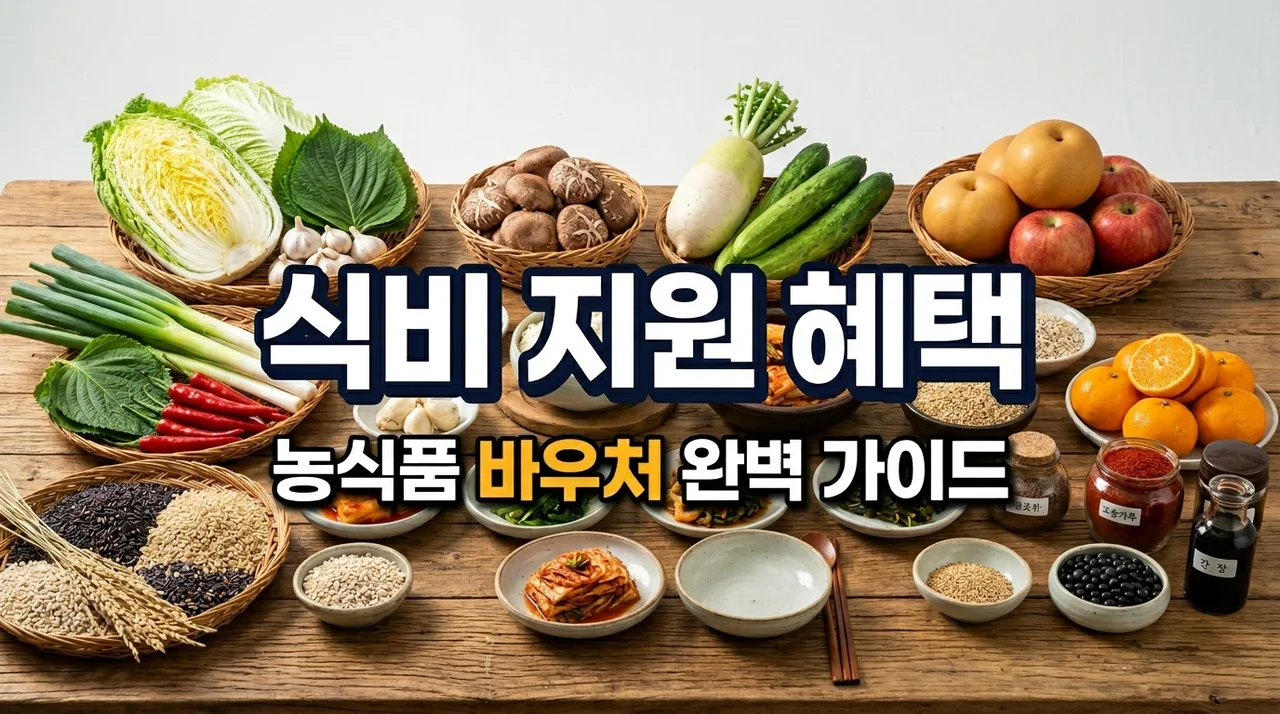 농식품 바우처 신청 대상 및 금액 총정리: 건강한 식탁 만드는 법