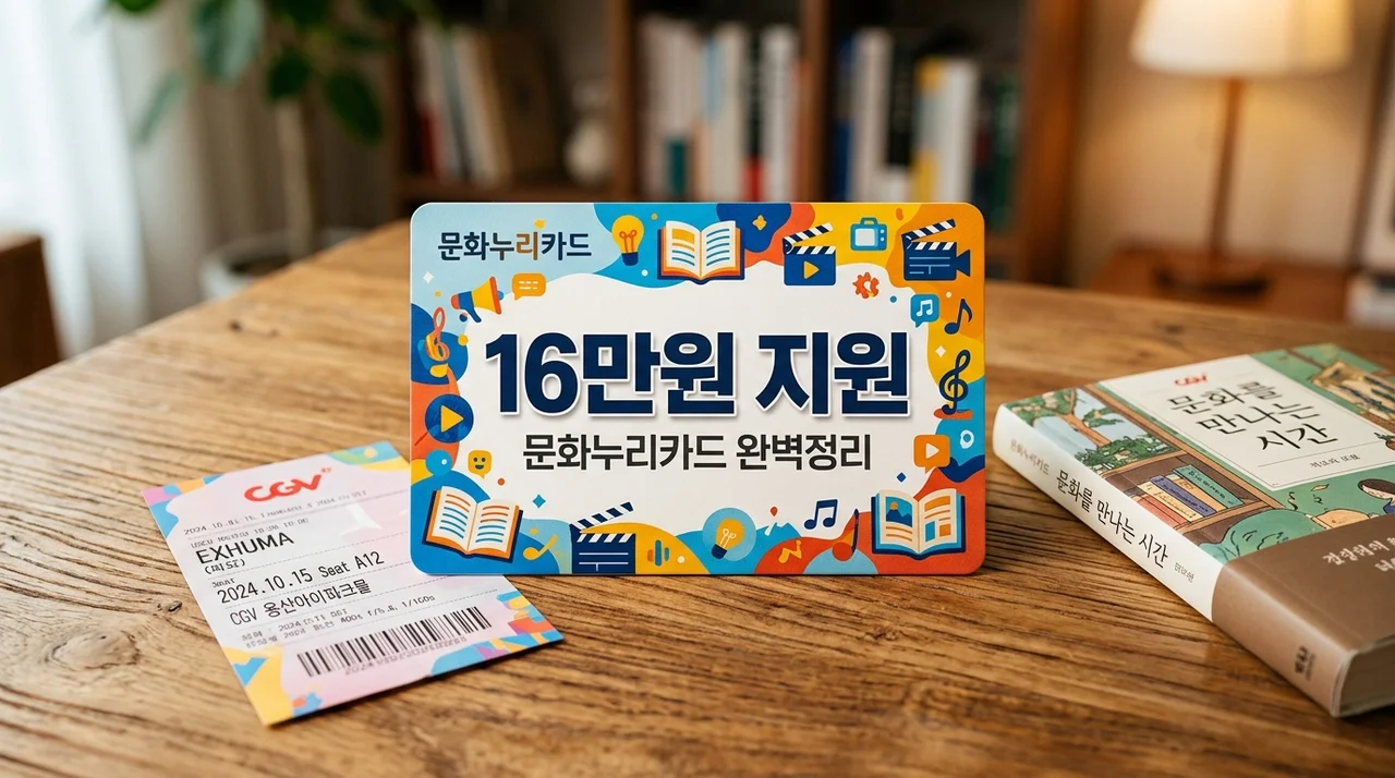 문화 생활비 최대 16만원 지원! 2026 문화누리카드 신청 및 사용처 총정리