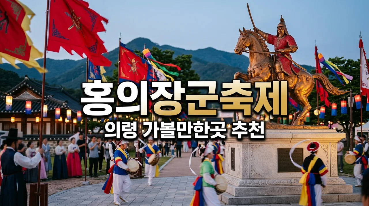 의령 홍의장군축제 2026 일정 주차 아이랑 체험 꿀팁 완벽 정리