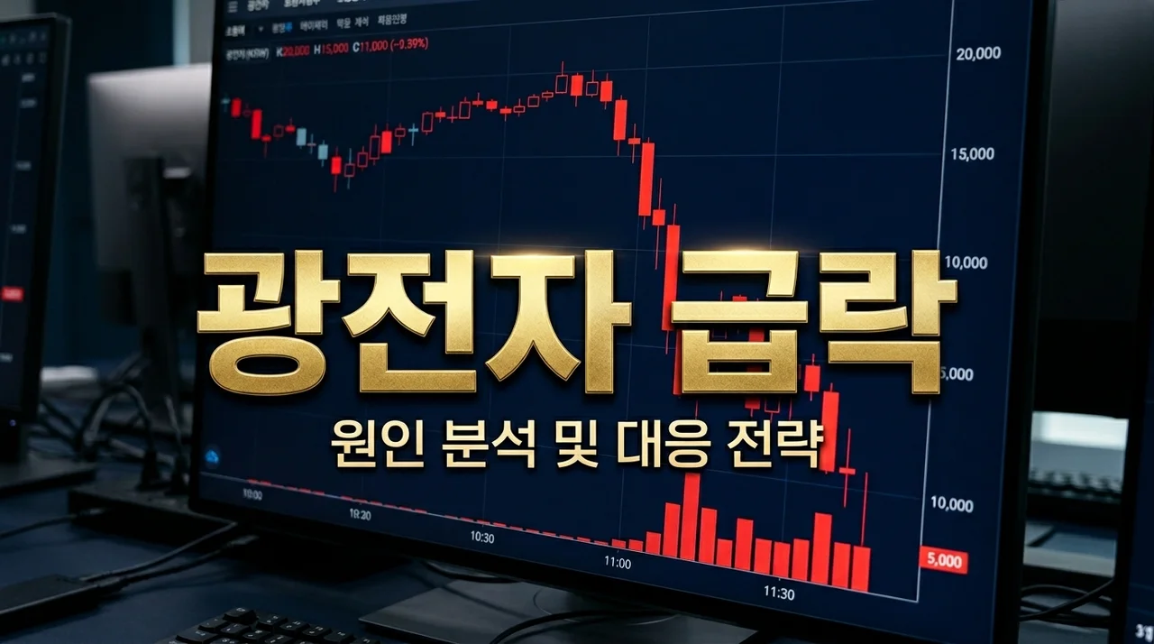 광전자 급락세 원인 분석 및 주가 전망 2026: 대응 전략 총정리