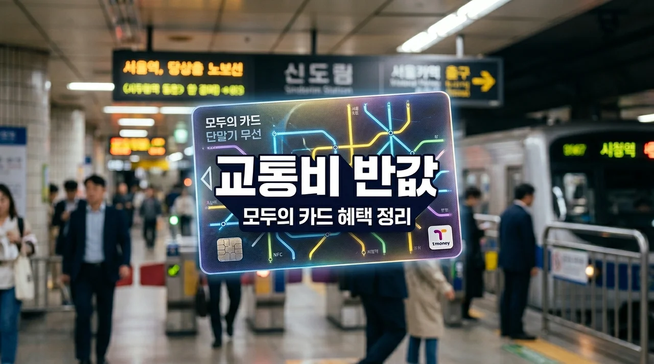반값 모두의 카드 신청방법 및 혜택 정리: K패스 교통비 50% 환급 받는 법