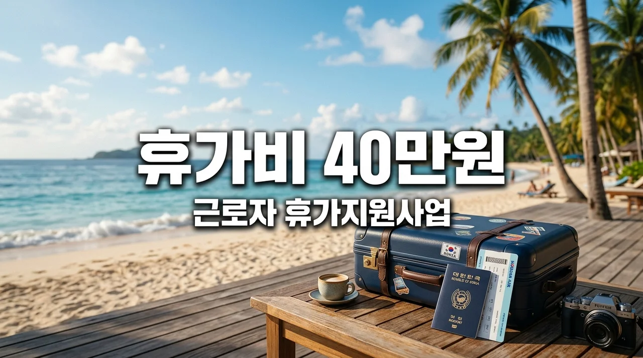 근로자 휴가지원사업 2026 신청방법 및 조건: 휴가비 40만원 받는 법 총정리